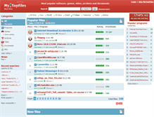 Tablet Screenshot of mytopfiles.com